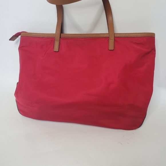 Michael Kors Women's Red Tote Bag - Picture 3 of 13